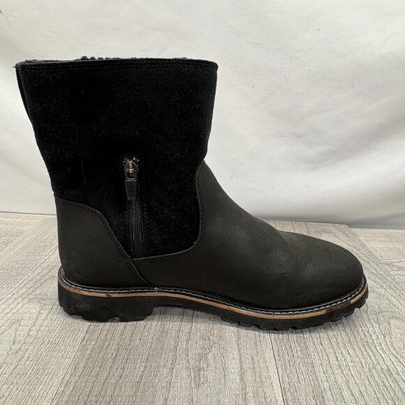 L.L.Bean Women’s Rugged Leather & Suede Boots - Size 10 Medium - Black - Picture 6 of 12